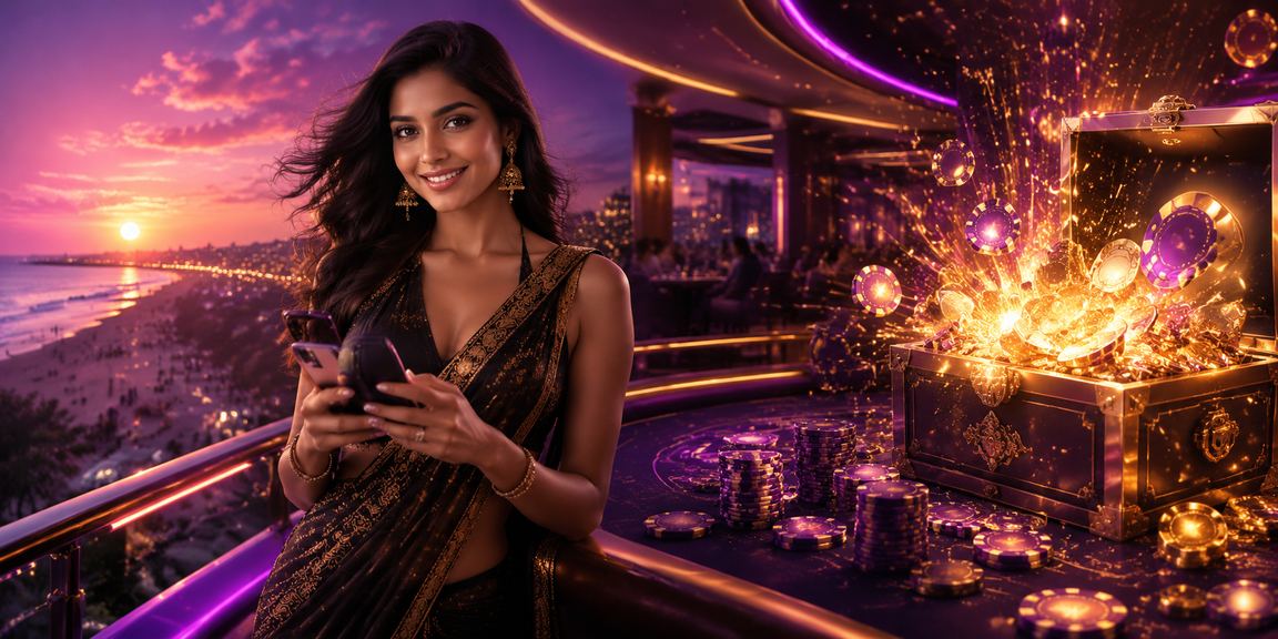 Colorful slot machine reels spinning in online casino